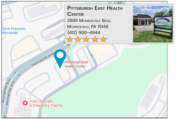 Pittsburgh East Health Center on googlemap