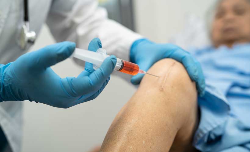 patient receiving Regenerative Therapies in Monroeville