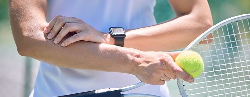 patient needing tennis elbow treatment in Monroeville